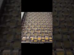 Disponible en varios tipos de tejido (como malla soldada, malla de alambre tejido, malla expandida), calibres y