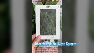 Malla metálica tejida Malla de alambre decorativa Partición de habitación Pantalla de ventana Pantalla de insectos