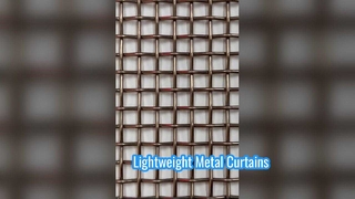 Video que muestra detalles de malla tejida de metal.