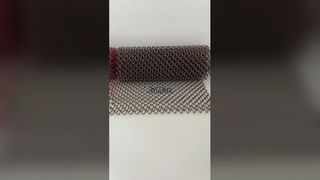 Solución de malla arquitectónica moderna de cortinas en espiral de metal Jumao