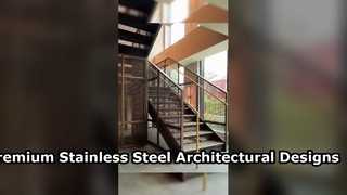 Barandilla decorativa tejida prensada de la escalera de la malla de la malla arquitectónica de la escalera de la malla metálica
