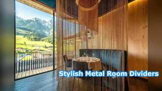 Cortinas de cadena de metal para separadores de ambientes elegantes