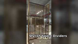 La malla de alambre decorativa mejora su espacio