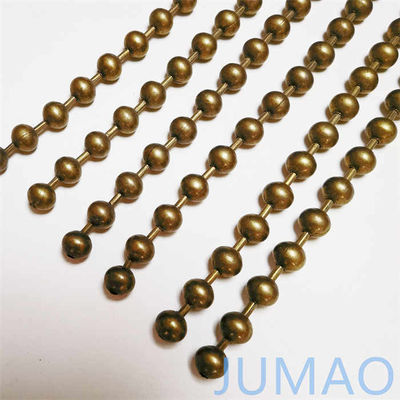 Cortinas de 10 mm de acero con cuentas metálicas cortinas de bronce cortinas con cuentas de oro