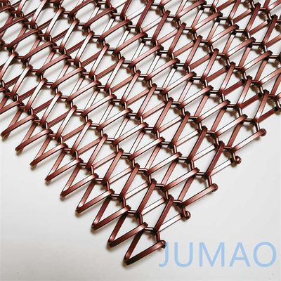 OEM Dividor de salas de malla de alambre decorativo para fachadas