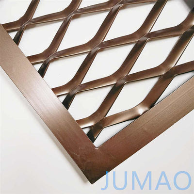 Construcción de revestimiento arquitectónico Expanded Metal Mesh Sheets OEM