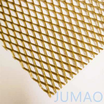 Revestimiento de fluorocarburos Arquitectónico Expandido Metal Extrusionado de la malla metálica