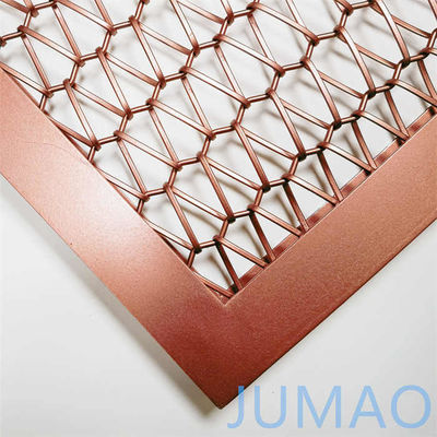 Pared divisoria de malla de metal de cobre 1x3 cortada