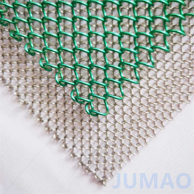 2.0 mm Tejido sin costuras de malla de metal textura de cortina para una decoración elegante