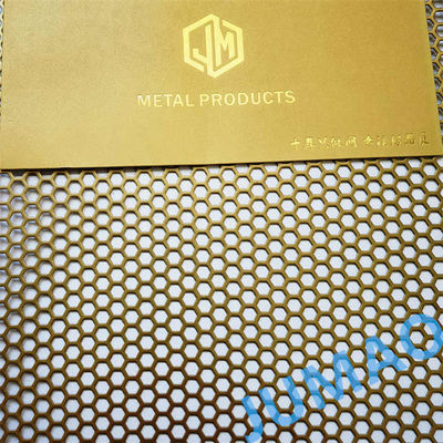 Pantalla arquitectónica a medida Decoración de malla metálica panel perforado a prueba de óxido Decoración artística