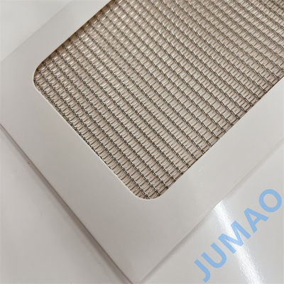 Tejido de cobre malla de vidrio laminado fachada exterior con patrones personalizados