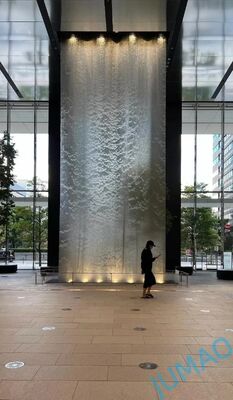 Cortina de Malla de Agua Flexible Construcción Ligera Para Espacio