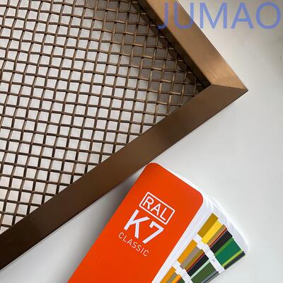 Cuadrícula de alambre decorativa ligera y visualmente atractiva diseñada para la decoración de edificios