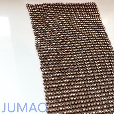 Cortina de lentejuelas con cuentas de metal premium realza el ambiente con hermosa refracción de luz