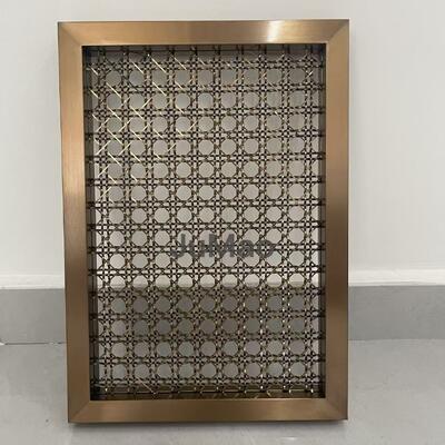 Malla metálica decorativa con transparencia del 20 al 80 por ciento fabricada en SS 304, 316 y 316L, perfecta para decoración de techos y paneles de pared